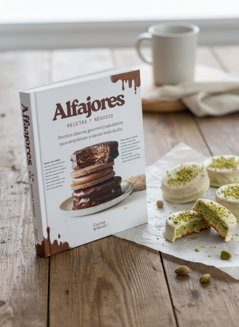 Alfajores artesanales pistacho